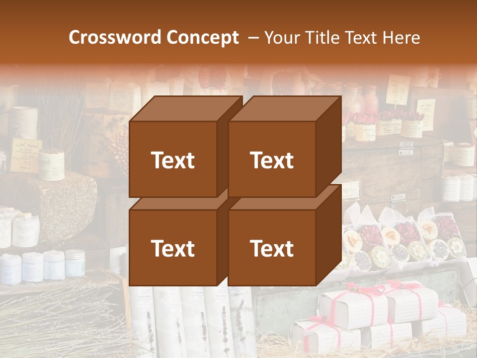 Variety Of Aromatherapy And Spa Soaps And Natural Cosmetics PowerPoint Template