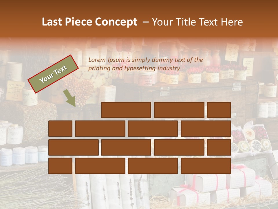 Variety Of Aromatherapy And Spa Soaps And Natural Cosmetics PowerPoint Template