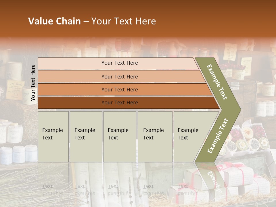 Variety Of Aromatherapy And Spa Soaps And Natural Cosmetics PowerPoint Template
