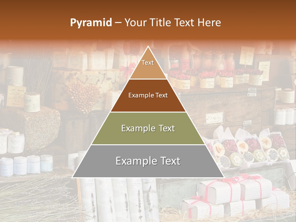 Variety Of Aromatherapy And Spa Soaps And Natural Cosmetics PowerPoint Template