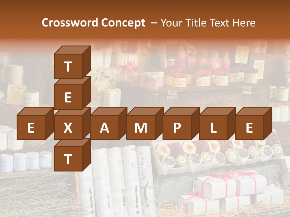 Variety Of Aromatherapy And Spa Soaps And Natural Cosmetics PowerPoint Template