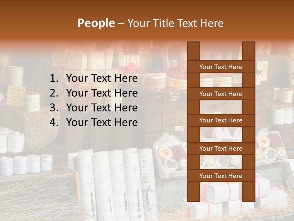 Variety Of Aromatherapy And Spa Soaps And Natural Cosmetics PowerPoint Template