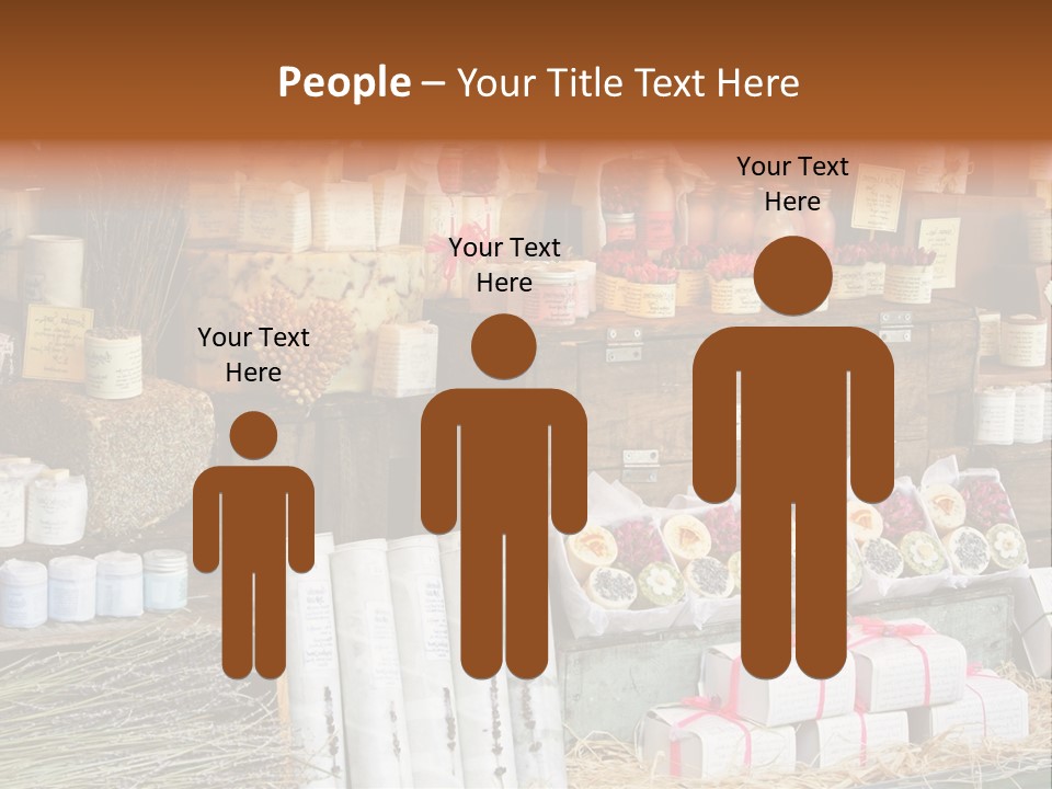 Variety Of Aromatherapy And Spa Soaps And Natural Cosmetics PowerPoint Template