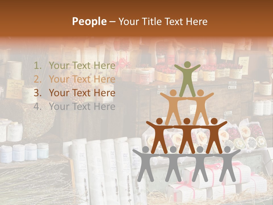 Variety Of Aromatherapy And Spa Soaps And Natural Cosmetics PowerPoint Template