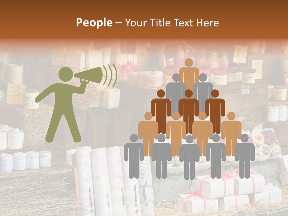 Variety Of Aromatherapy And Spa Soaps And Natural Cosmetics PowerPoint Template