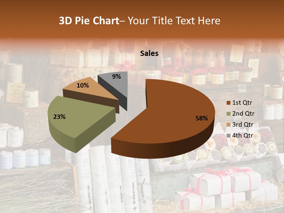 Variety Of Aromatherapy And Spa Soaps And Natural Cosmetics PowerPoint Template