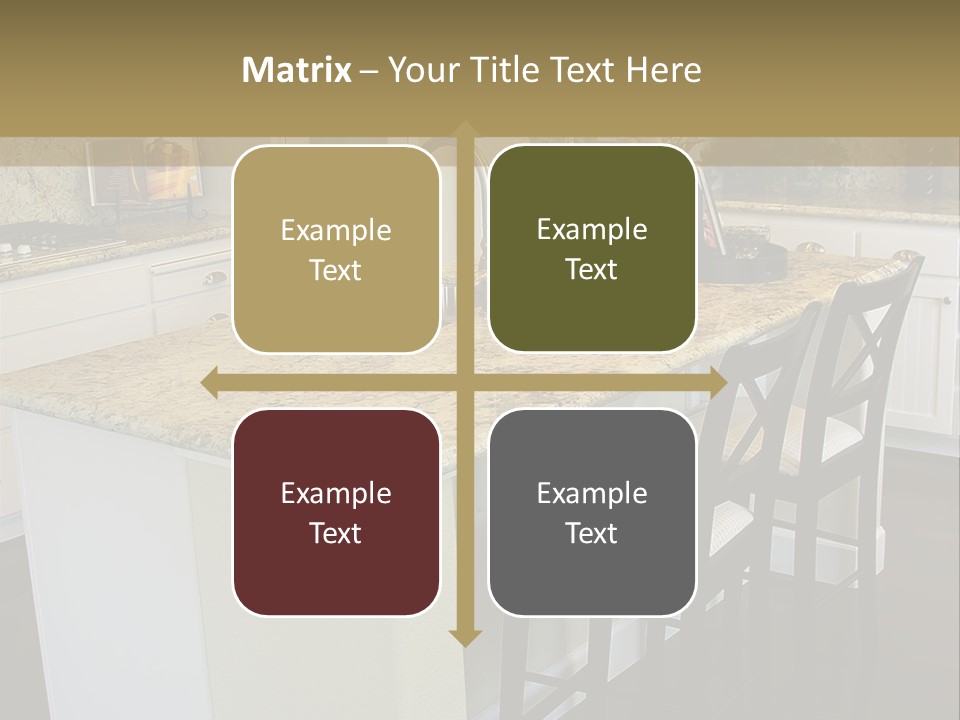 Beautiful Kitchen Interior PowerPoint Template