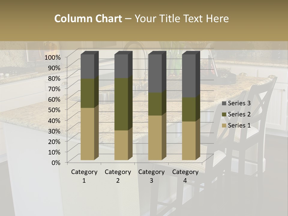 Beautiful Kitchen Interior PowerPoint Template