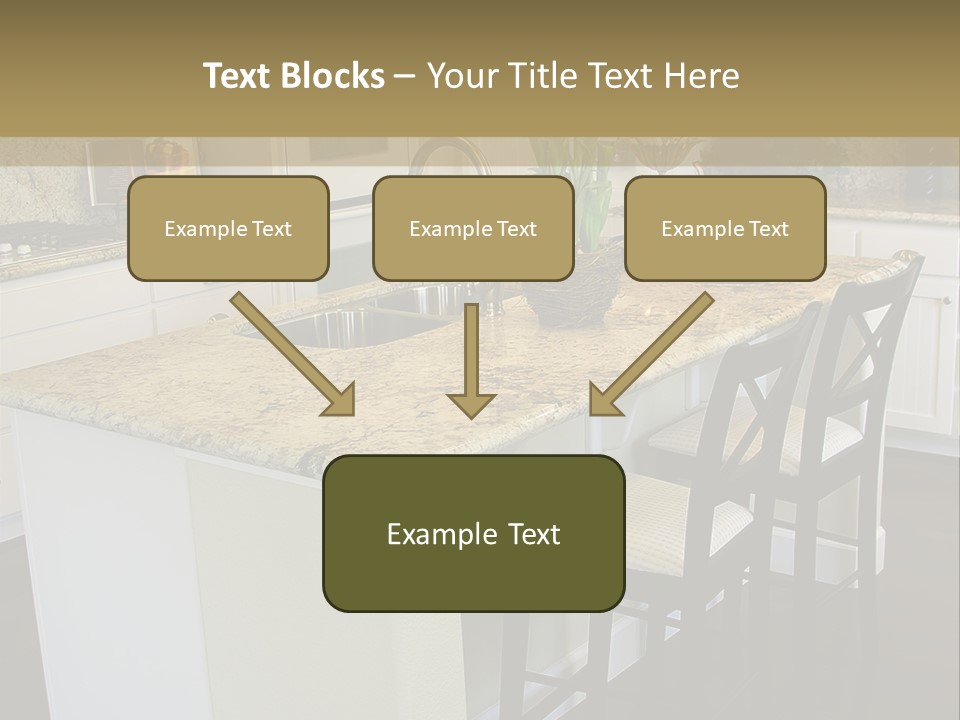 Beautiful Kitchen Interior PowerPoint Template