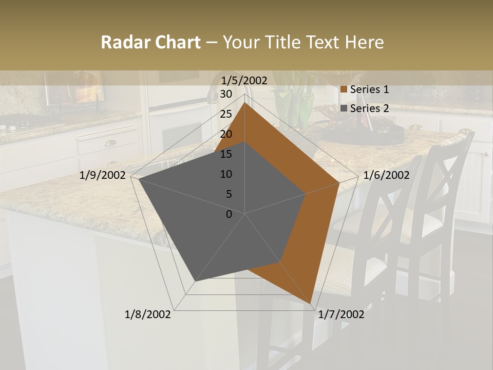 Beautiful Kitchen Interior PowerPoint Template