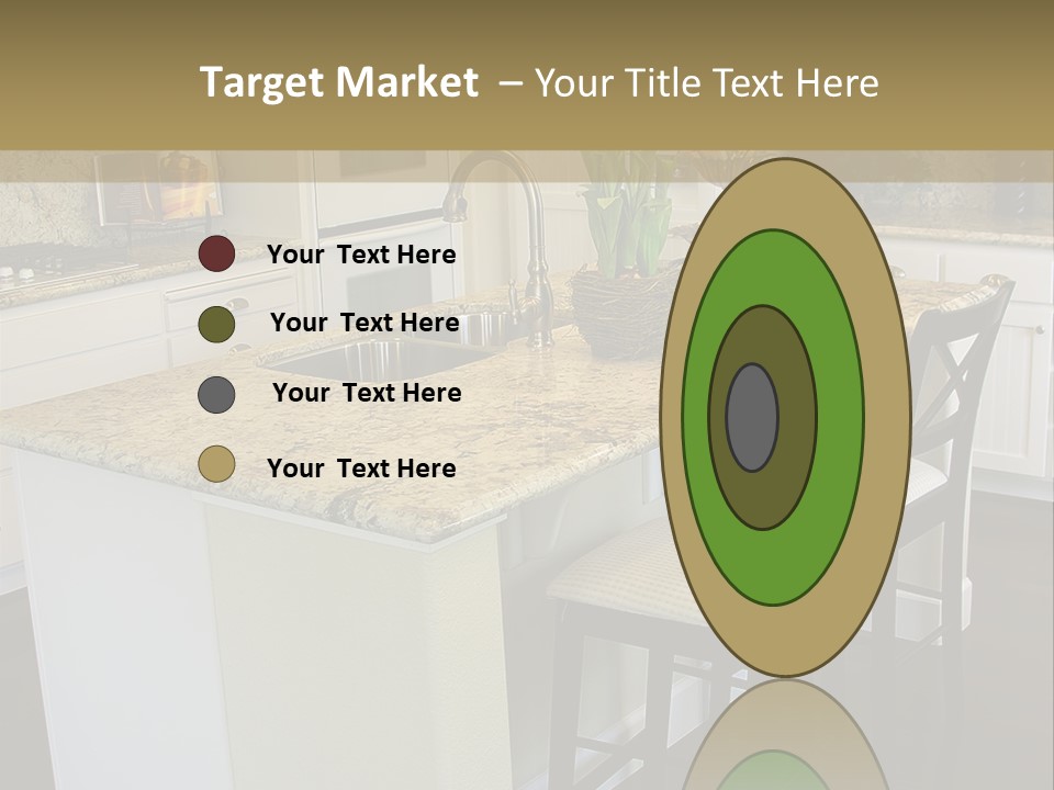 Beautiful Kitchen Interior PowerPoint Template