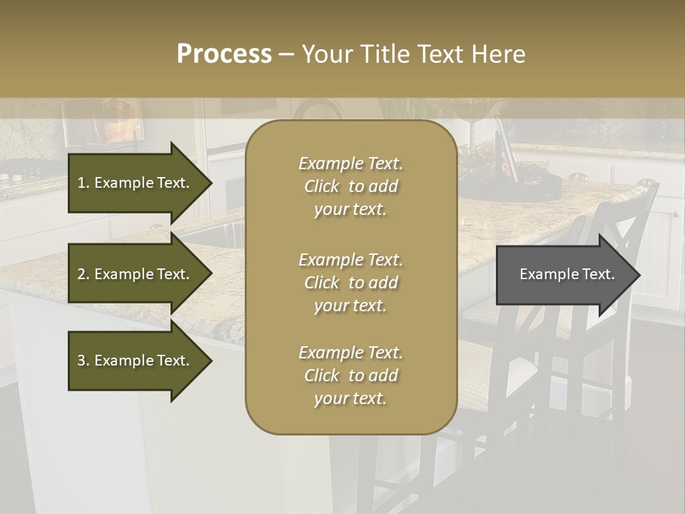 Beautiful Kitchen Interior PowerPoint Template