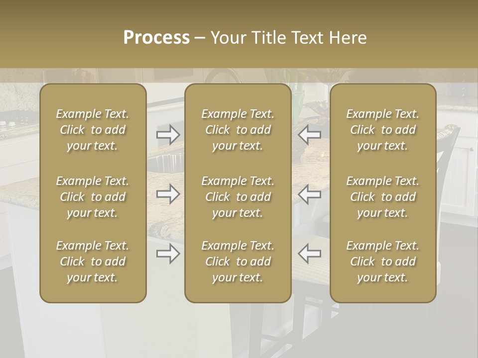 Beautiful Kitchen Interior PowerPoint Template
