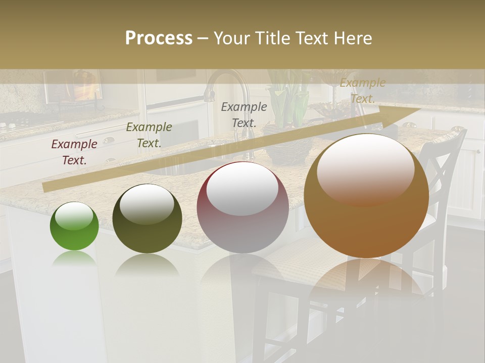 Beautiful Kitchen Interior PowerPoint Template