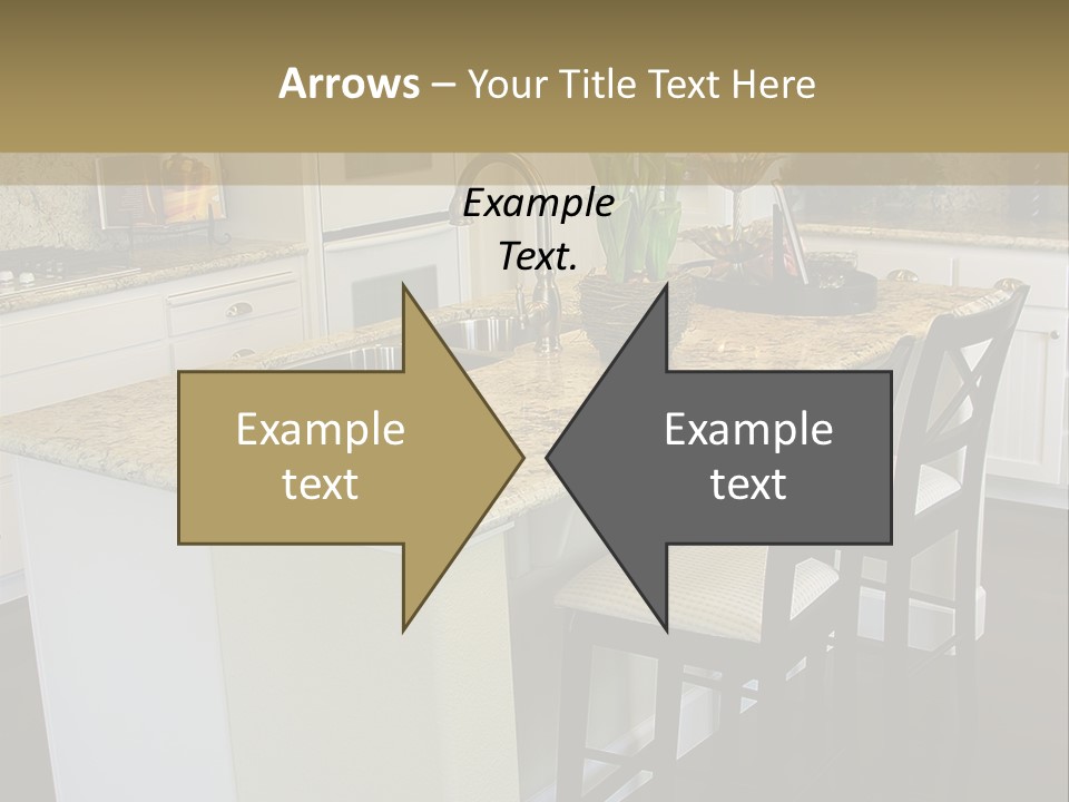 Beautiful Kitchen Interior PowerPoint Template