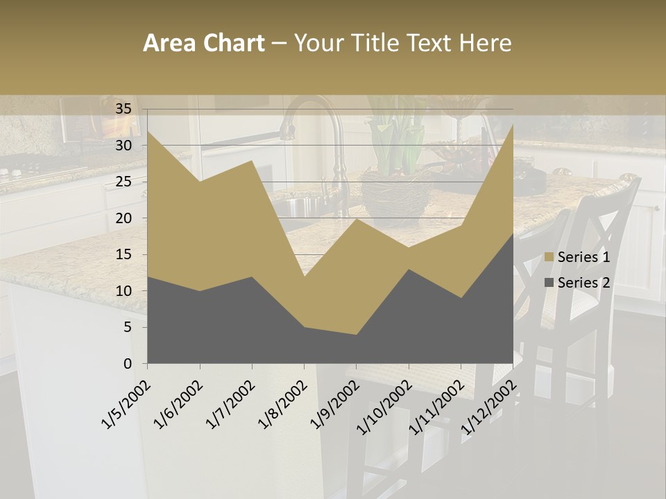 Beautiful Kitchen Interior PowerPoint Template