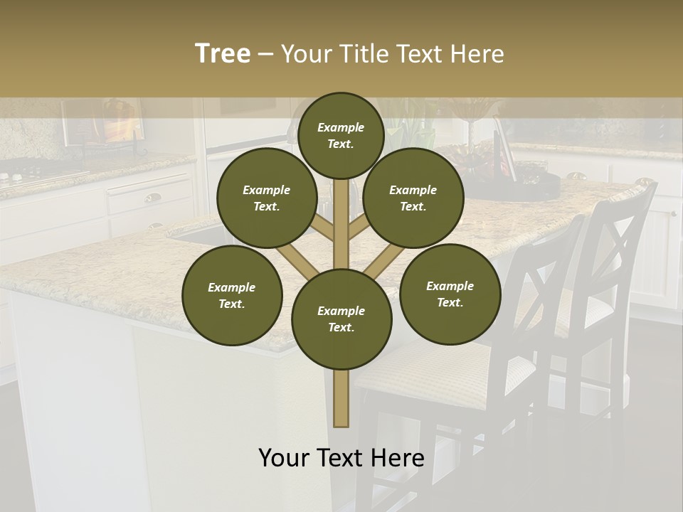 Beautiful Kitchen Interior PowerPoint Template