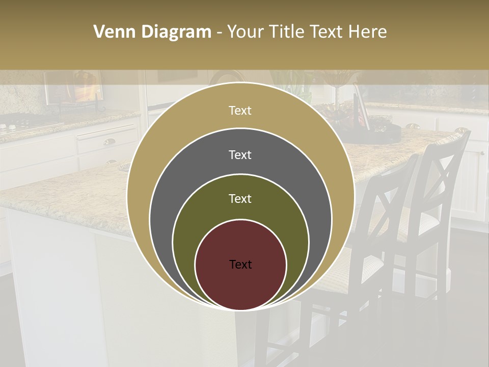 Beautiful Kitchen Interior PowerPoint Template