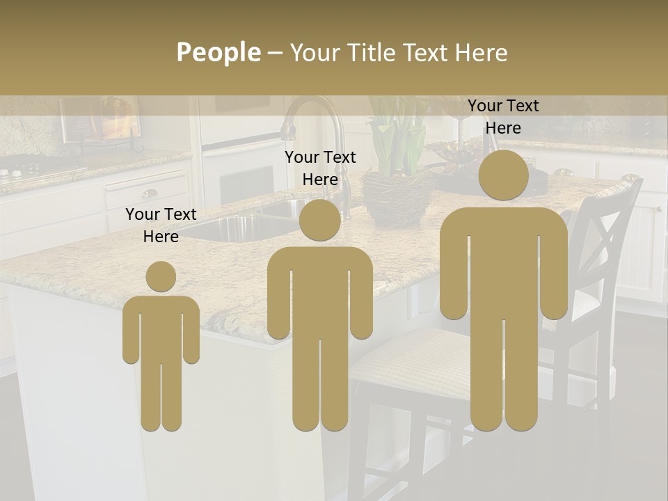 Beautiful Kitchen Interior PowerPoint Template