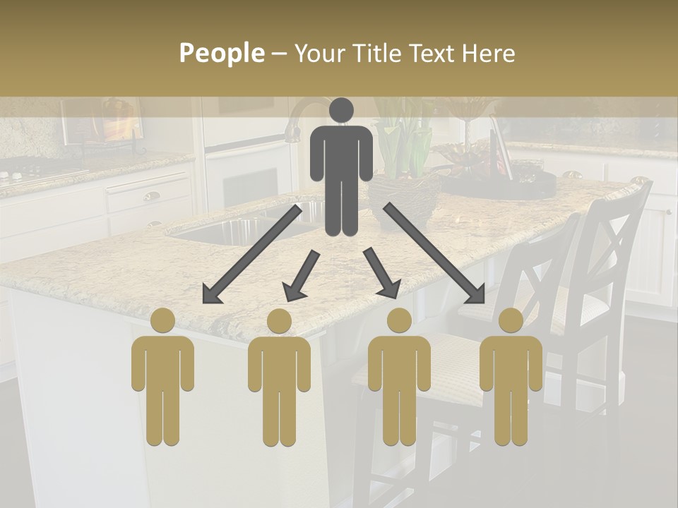 Beautiful Kitchen Interior PowerPoint Template