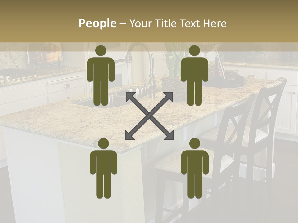 Beautiful Kitchen Interior PowerPoint Template