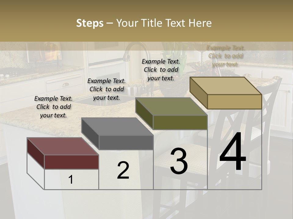 Beautiful Kitchen Interior PowerPoint Template