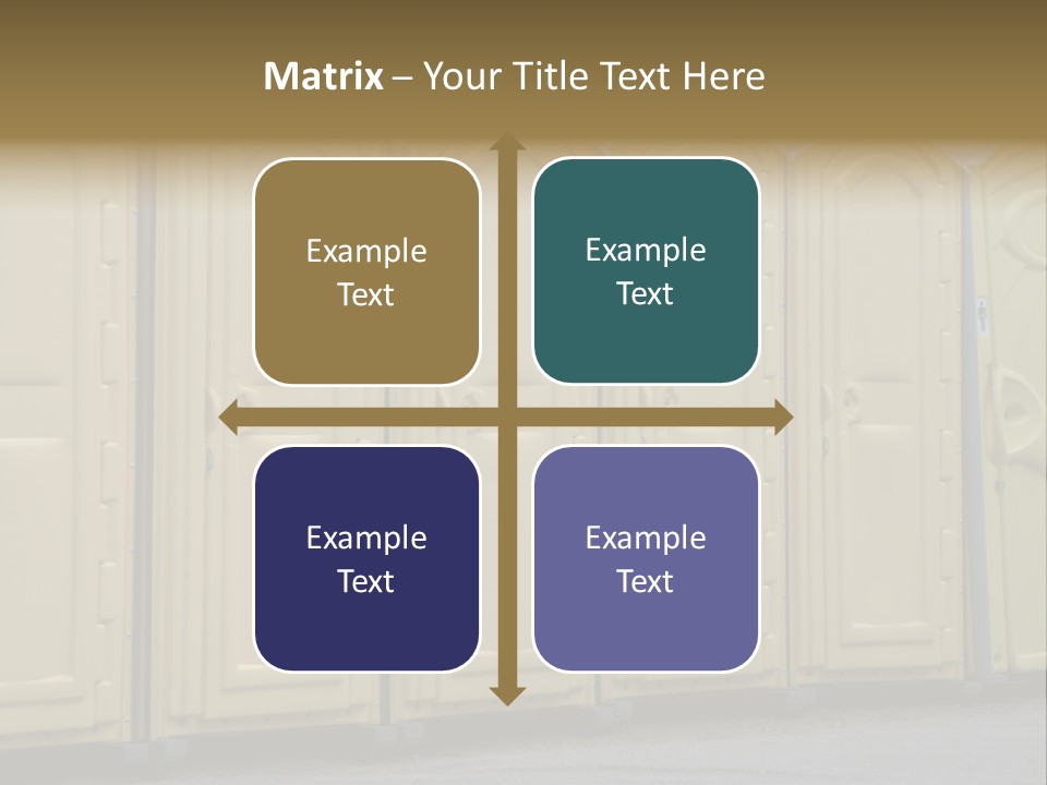 Portable Toilet PowerPoint Template