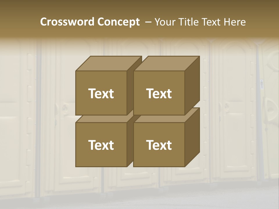 Portable Toilet PowerPoint Template