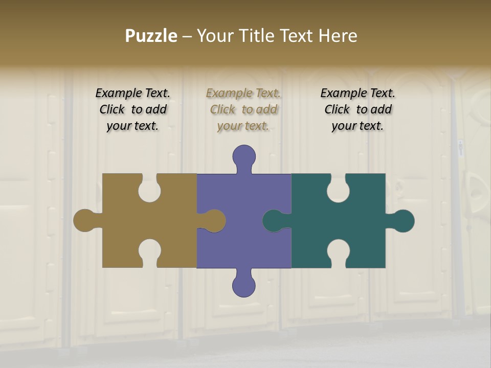 Portable Toilet PowerPoint Template