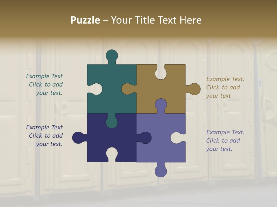 Portable Toilet PowerPoint Template