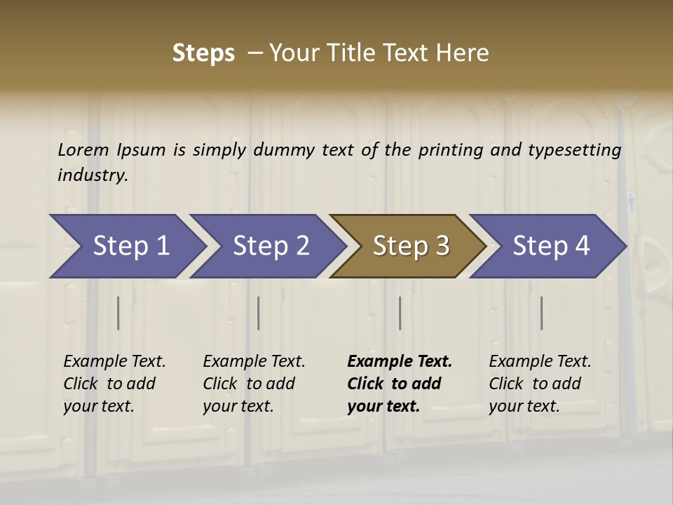 Portable Toilet PowerPoint Template