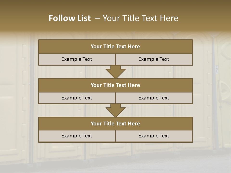 Portable Toilet PowerPoint Template