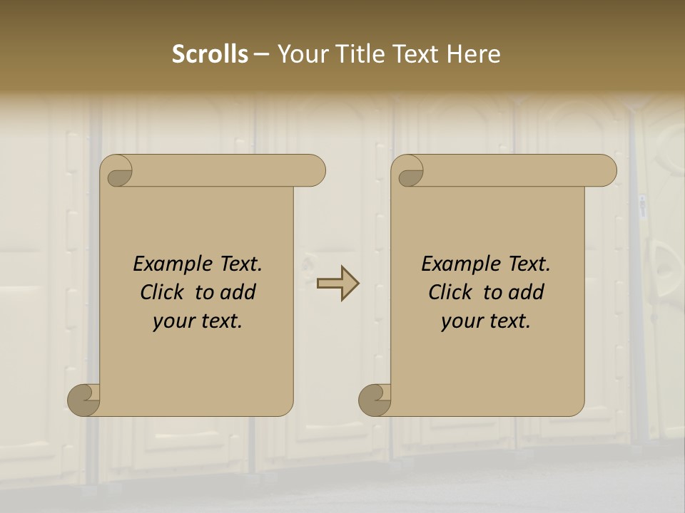 Portable Toilet PowerPoint Template