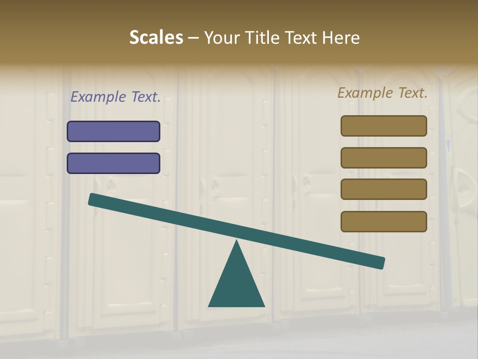 Portable Toilet PowerPoint Template