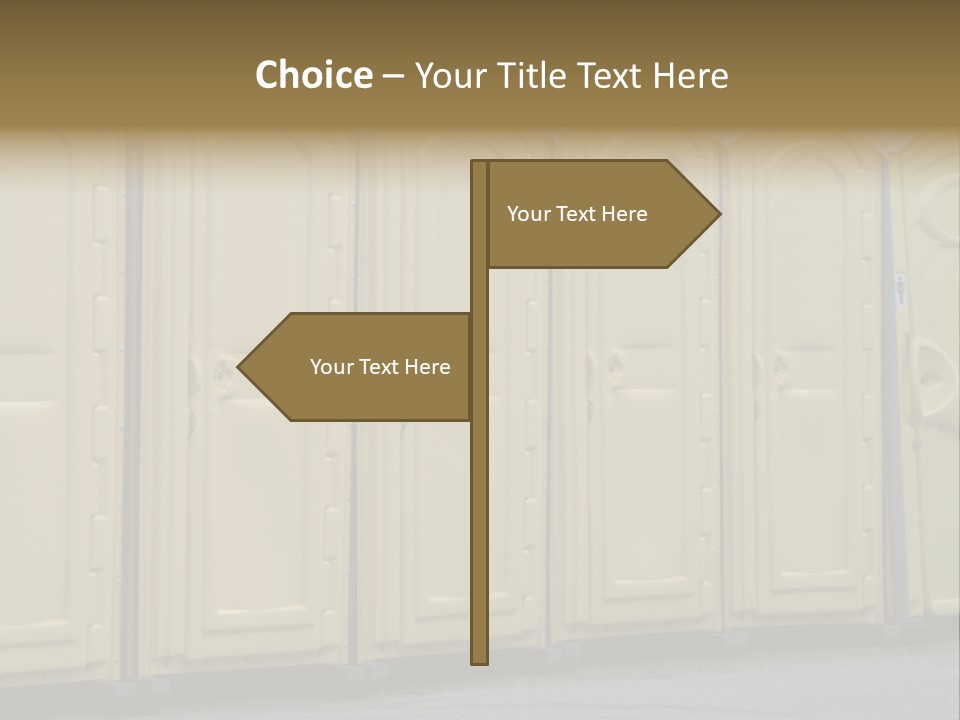 Portable Toilet PowerPoint Template
