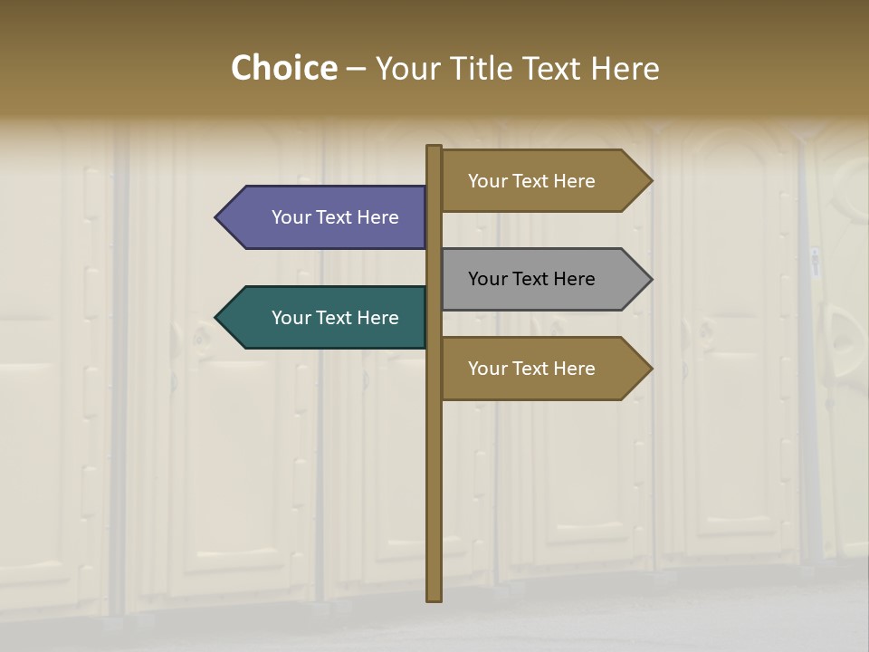Portable Toilet PowerPoint Template