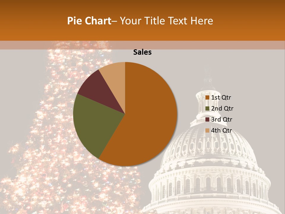 Christmas In Washington Dc PowerPoint Template