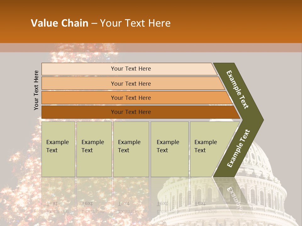 Christmas In Washington Dc PowerPoint Template