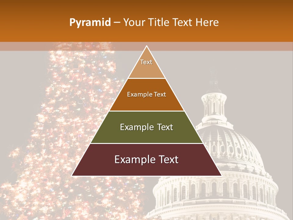 Christmas In Washington Dc PowerPoint Template