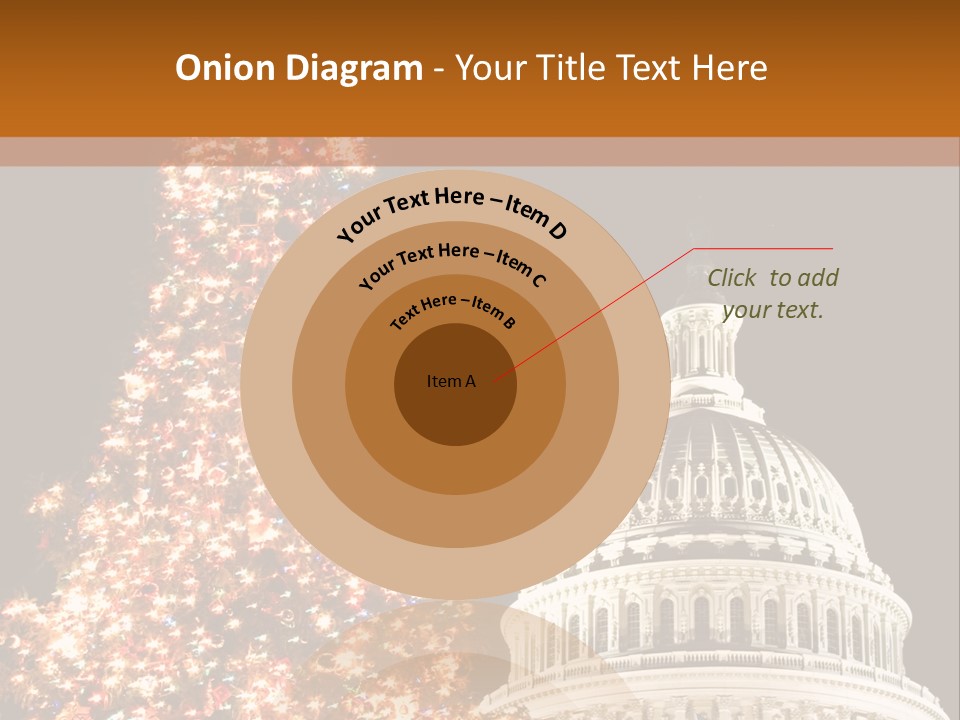 Christmas In Washington Dc PowerPoint Template