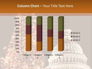 Christmas In Washington Dc PowerPoint Template