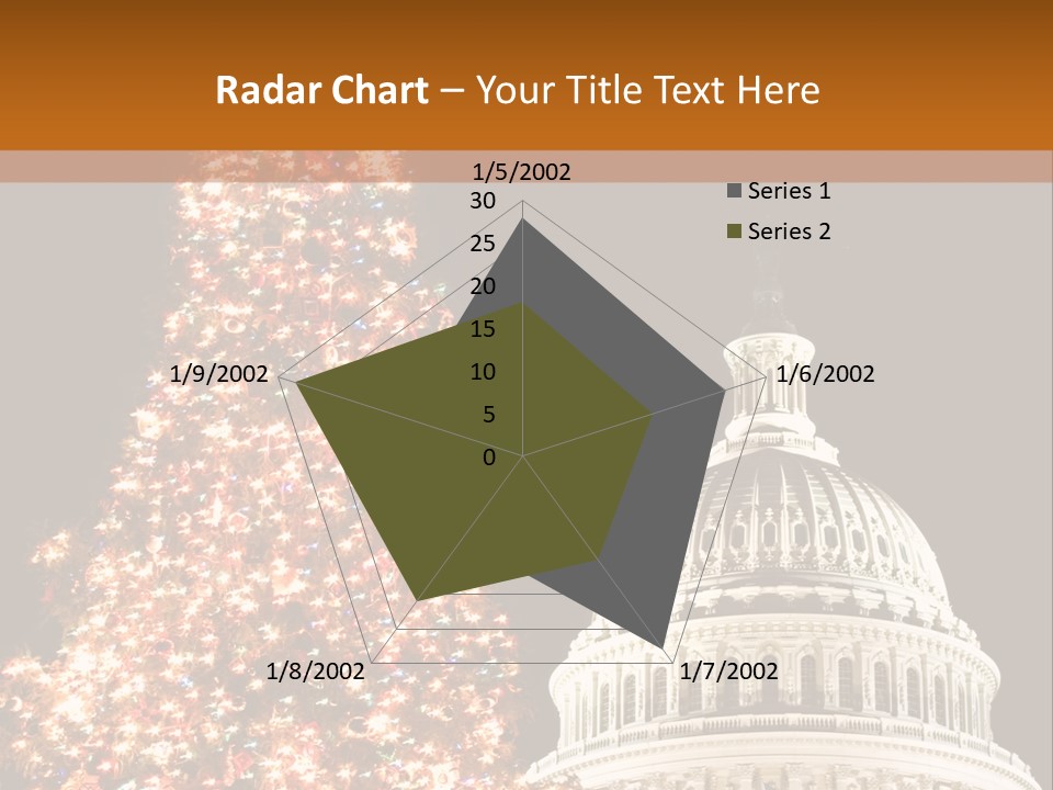 Christmas In Washington Dc PowerPoint Template