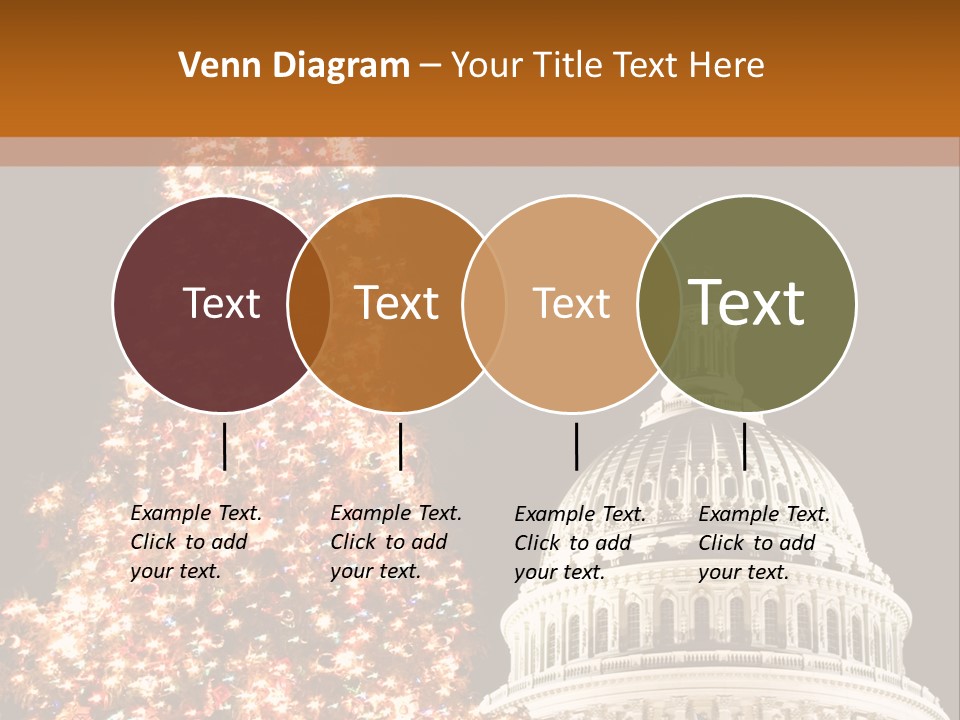 Christmas In Washington Dc PowerPoint Template
