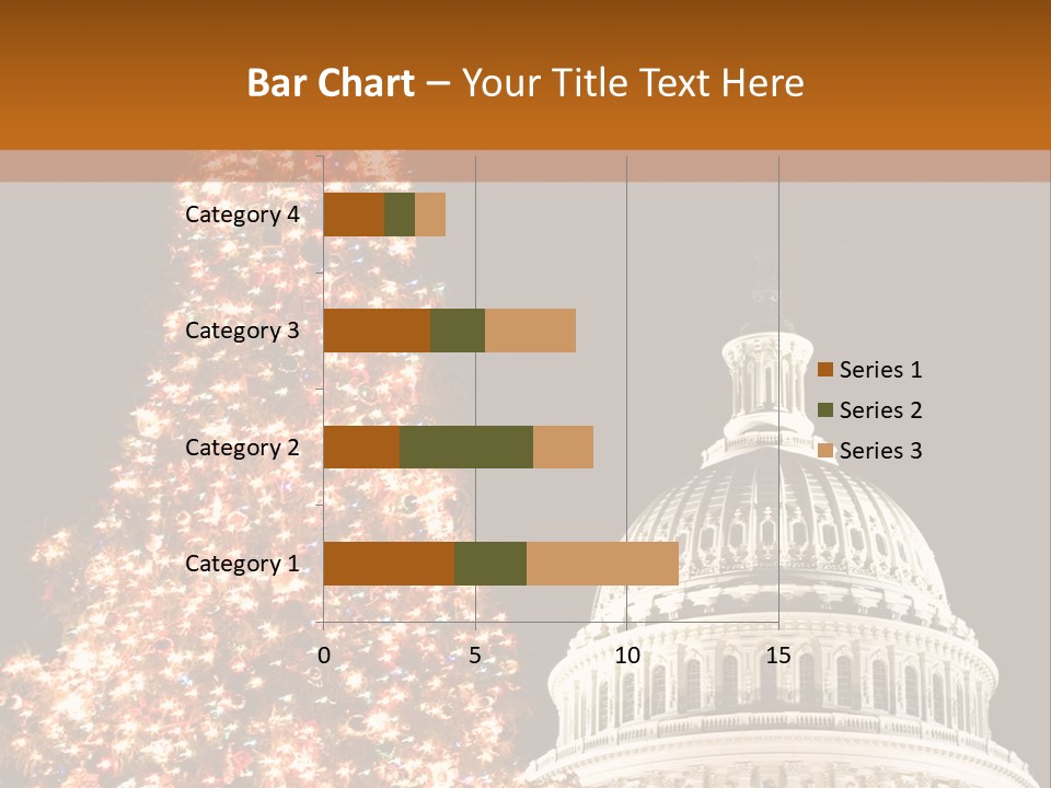 Christmas In Washington Dc PowerPoint Template