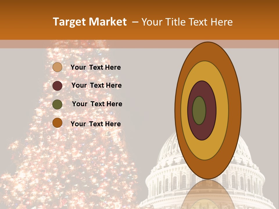 Christmas In Washington Dc PowerPoint Template