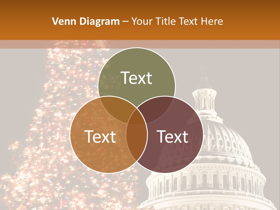 Christmas In Washington Dc PowerPoint Template