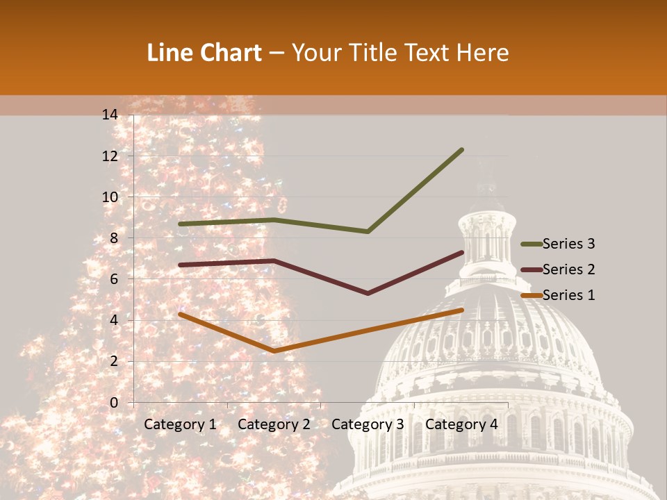 Christmas In Washington Dc PowerPoint Template