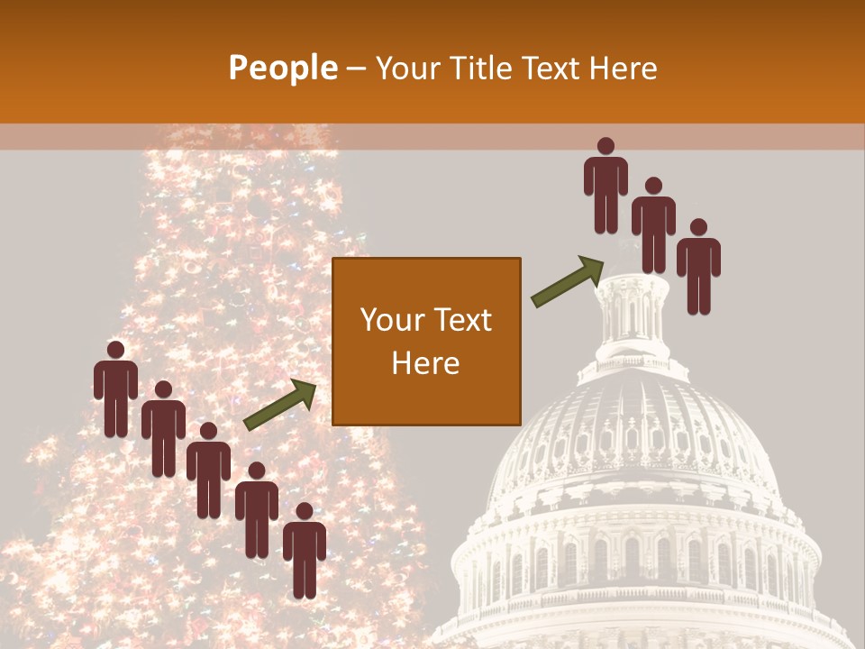 Christmas In Washington Dc PowerPoint Template