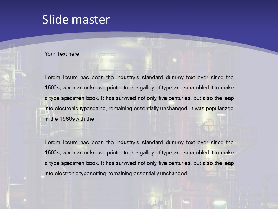 Chemical Installation PowerPoint Template