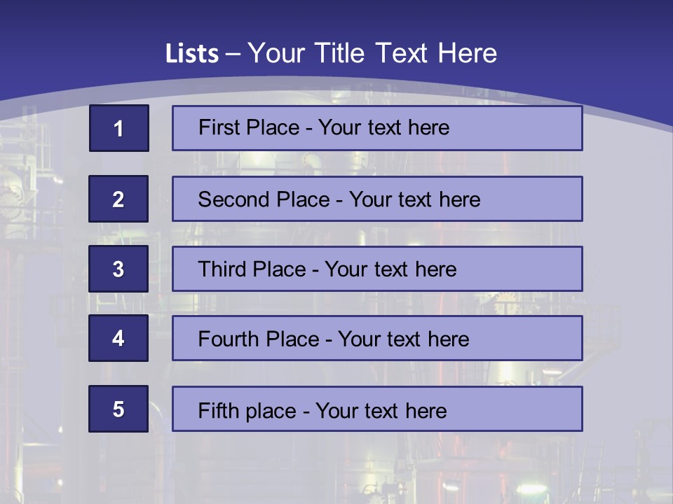Chemical Installation PowerPoint Template